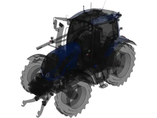 Valtra N Series 3D Model preview