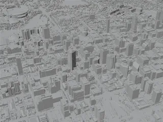 Adelaide City, Australia (2023) 3D Model preview