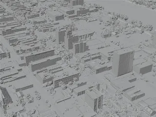 Augusta City, GA, USA (2023) 3D Model preview