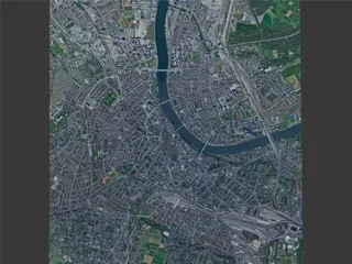 Basel City, Switzerland (2024) 3D Model preview