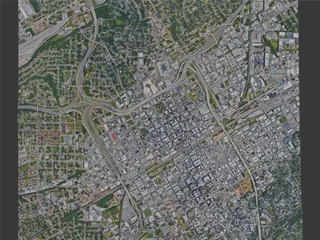 Birmingham City, AL, USA (2023) 3D Model preview