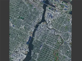 Green Bay City, WI, USA (2024) 3D Model preview