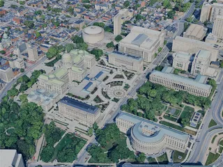 Harrisburg City, PA, USA (2024) 3D Model preview