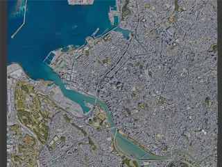 Naha City, Japan (2023) 3D Model preview