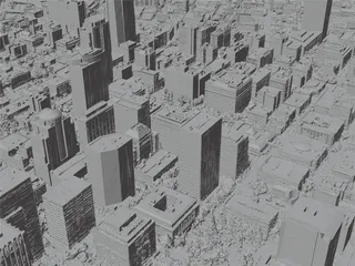 Portland City, OR, USA (2024) 3D Model preview