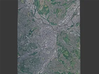 Sheffield City, UK (2023) 3D Model preview