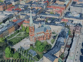 Stockholm City, Sweden (2023) 3D Model preview