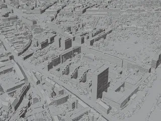 Bratislava City, Slovakia (2023) 3D Model preview