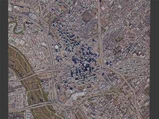 Dallas City, TX, USA (2024) 3D Model preview