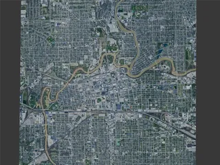 Fort Wayne City, IN, USA (2024) 3D Model preview