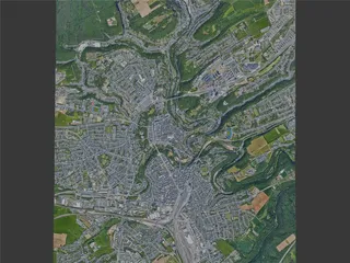 Luxembourg City, Luxembourg (2023) 3D Model preview