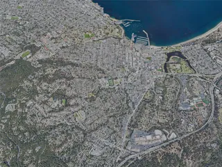 Monterey City, CA, USA (2023) 3D Model preview