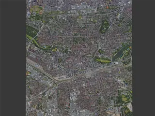 Nuremberg City, Germany (2023) 3D Model preview