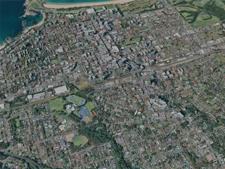 Wollongong City, Australia (2023) 3D Model preview