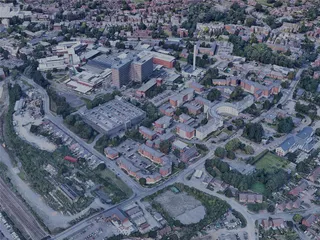 Gloucester City, UK (2021) 3D Model preview