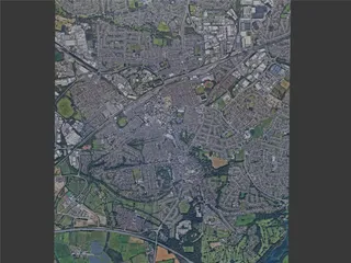 Swindon City, UK (2023) 3D Model preview