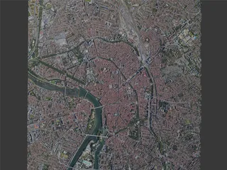 Toulouse City, France (2023) 3D Model preview