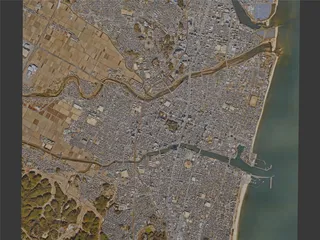 Tsu City, Japan (2023) 3D Model preview