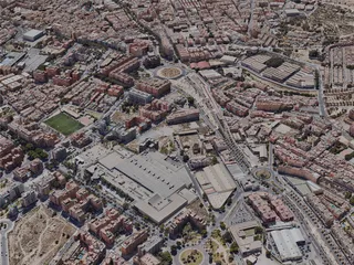 Almeria City, Spain (2023) 3D Model preview