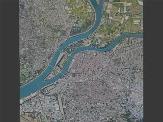 Avignon City, France (2023) 3D Model preview