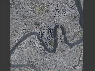 Brisbane City, Australia (2023) 3D Model preview