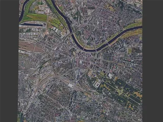 Dresden City, Germany (2023) 3D Model preview