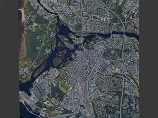 Oulu City, Finland (2024) 3D Model preview