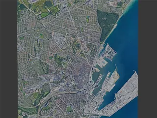 Aarhus City, Denmark (2023) 3D Model preview