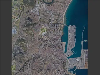 Algeciras City, Spain (2023) 3D Model preview