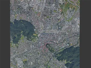 Ljubljana City, Slovenia (2023) 3D Model preview