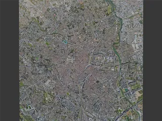 Montpellier City, France (2023) 3D Model preview