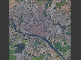 Pavia City, Italy (2023) 3D Model preview