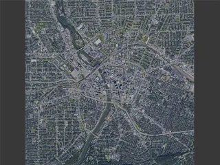 Rochester City, USA (2023) 3D Model preview