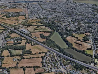 Saint-Nazaire City, France (2023) 3D Model preview