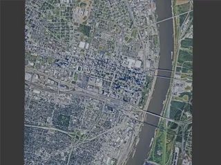 St. Louis City, MO, USA (2023) 3D Model preview