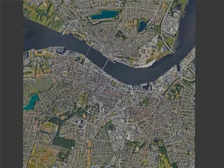 Aalborg City, Denmark (2023) 3D Model preview