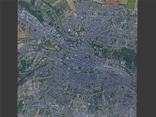Amiens City, France (2022) 3D Model preview