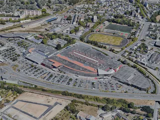 Angers City, France (2022) 3D Model preview