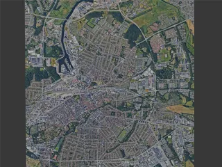 Odense City, Denmark (2023) 3D Model preview