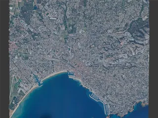 Saint-Raphael City, France (2023) 3D Model preview