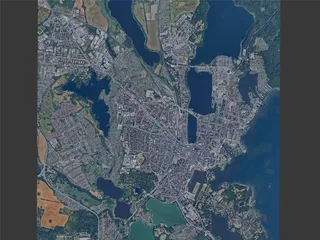 Schwerin City, Germany (2023) 3D Model preview
