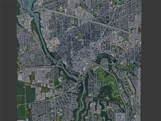 St. Catharines City, Canada (2023) 3D Model preview