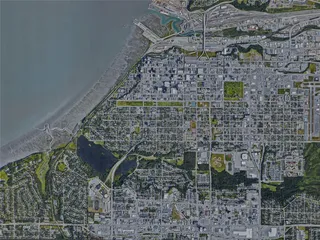 Anchorage City, AK, USA (2022) 3D Model preview