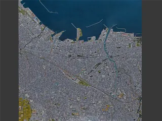 Aomori City, Japan (2023) 3D Model preview