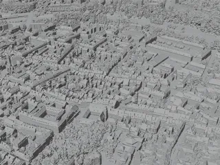 Besancon City, France (2022) 3D Model preview