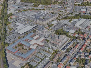 Bielefeld City, Germany (2023) 3D Model preview
