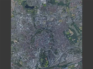 Braunschweig City, Germany (2022) 3D Model preview