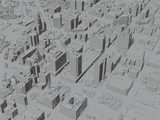 Buffalo City, NY, USA (2022) 3D Model preview