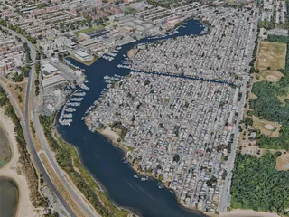 New York City, Brooklyn, USA (2022) 3D Model preview