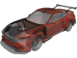 Ford Mustang (2025) 3D Model preview